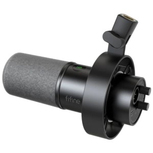 Fifine K688 USB Dynamic Noir - Microphone pour Enregistrement et Streaming sur PC