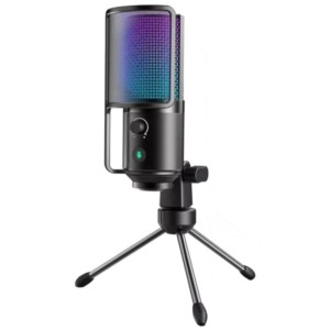 Fifine K669 Pro3 USB Noir - Microphone pour Enregistrement et Streaming sur PC