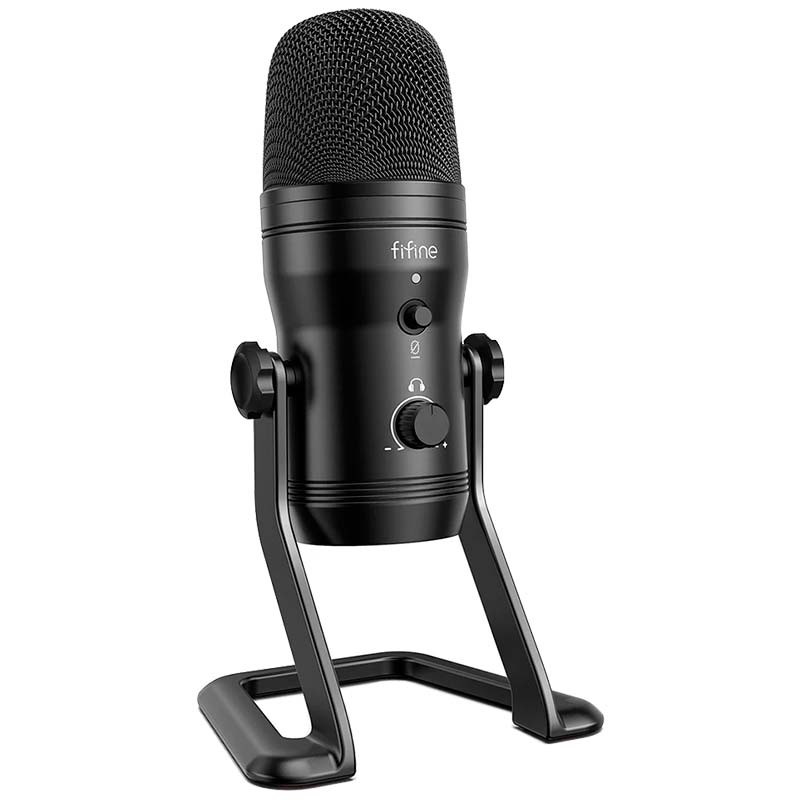 Fifine K690 Microphone USB Noir pour Enregistrement et Transmission sur PC - Ítem