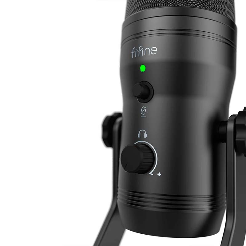 Fifine K690 Microfone USB Preto para Gravação e Transmissão em PC - Item2