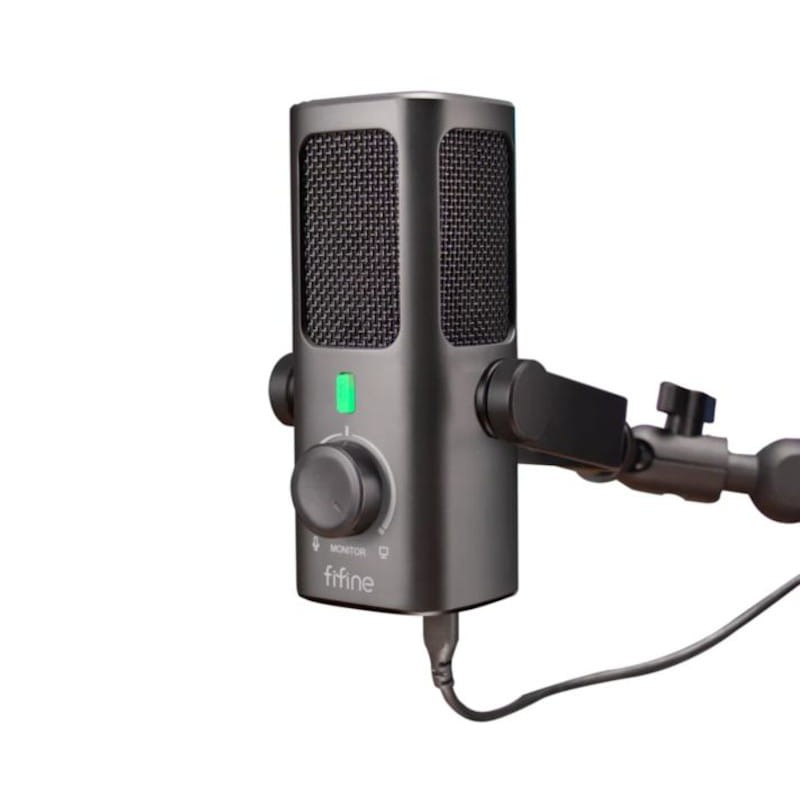 Fifine Profile3 Microphone USB RVB pour l'enregistrement et le streaming sur PC Noir - Ítem1