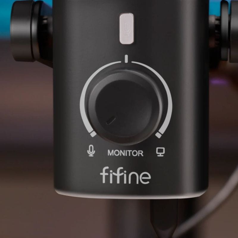 Fifine Profile3 Microphone USB RVB pour l'enregistrement et le streaming sur PC Noir - Ítem2