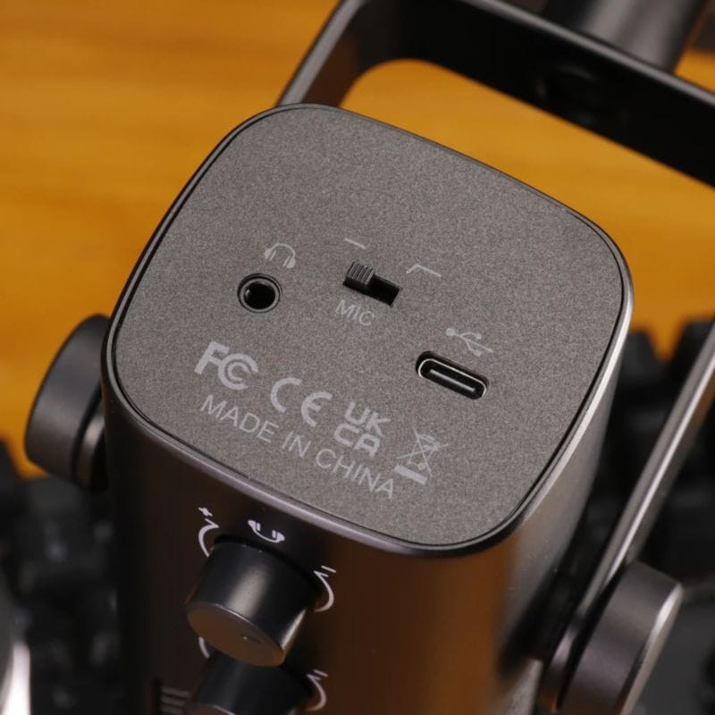 Fifine Profile3 Microphone USB RVB pour l'enregistrement et le streaming sur PC Noir - Ítem3