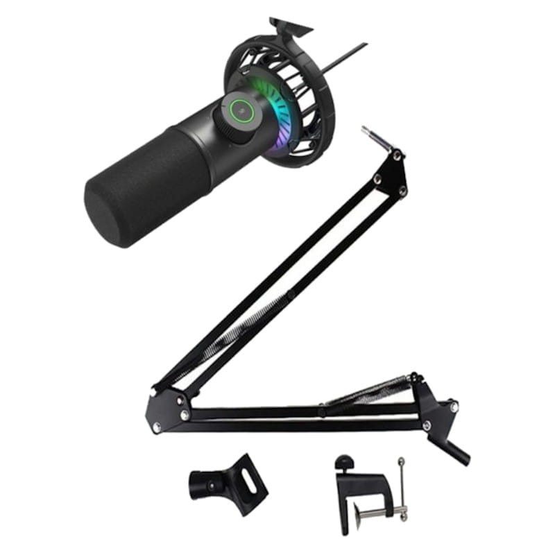 Fifine K658 RGB Microfone USB para Gravação e Transmissão no PC Preto - Item2