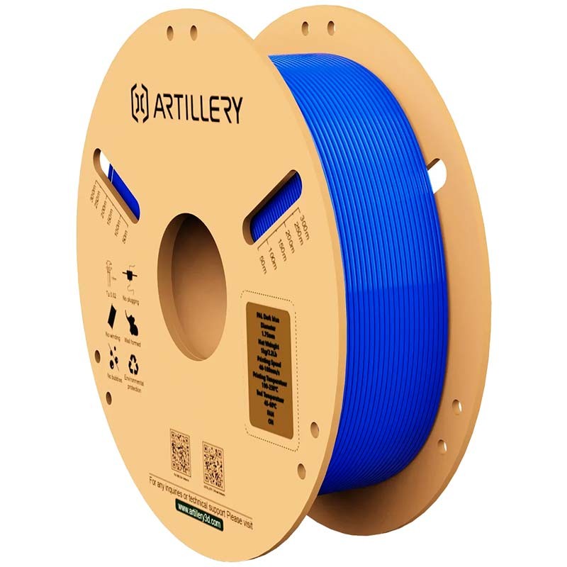 Filament ARTILLERY PLA Bleu - 1.75mm - Bobine de 1kg - Compatible avec imprimantes 3D FDM - Ítem