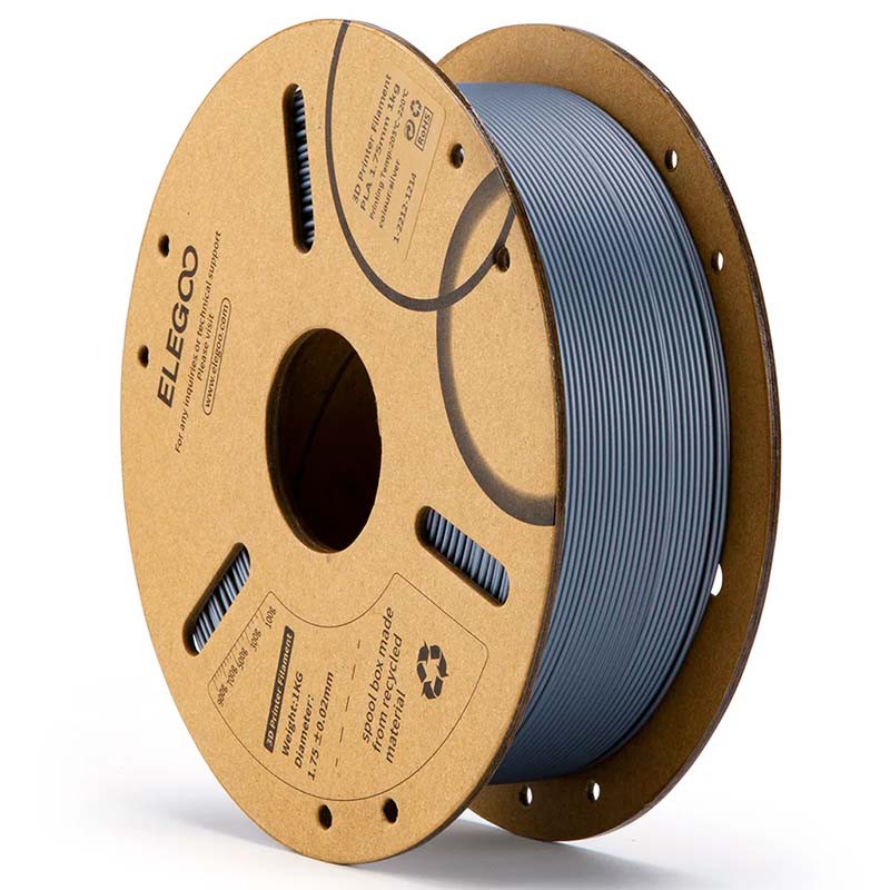 ELEGOO PLA Plata para Impresoras 3D FDM - Filamento 1.75mm Bobina de 1kg - Ítem