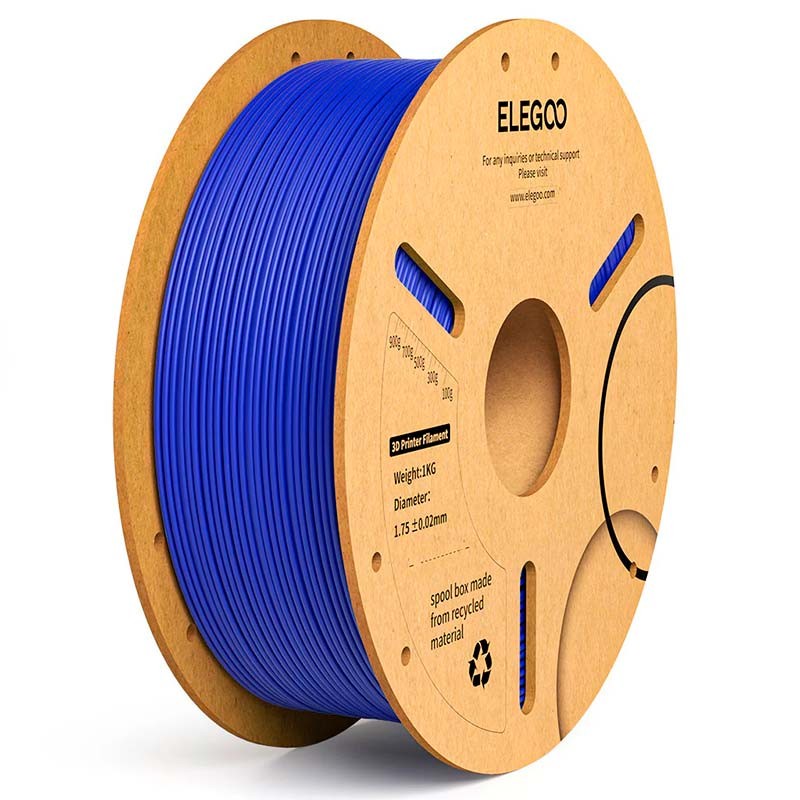 ELEGOO PLA Plus Azul para Impressoras 3D FDM - Filamento 1.75mm Bobina de 1kg - Item