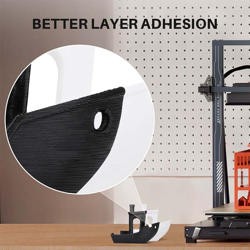 ELEGOO PLA PRO Noir pour Imprimantes 3D FDM - Filament 1.75mm Bobine de 1kg - Ítem4