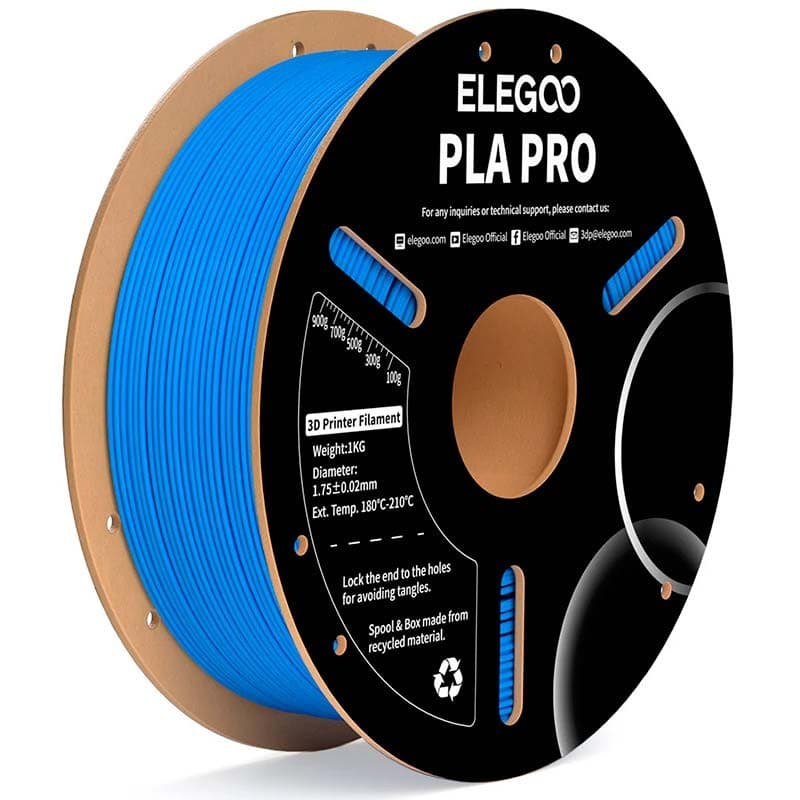 ELEGOO PLA PRO Bleu Clair pour Imprimantes 3D FDM - Filament 1.75mm Bobine de 1kg