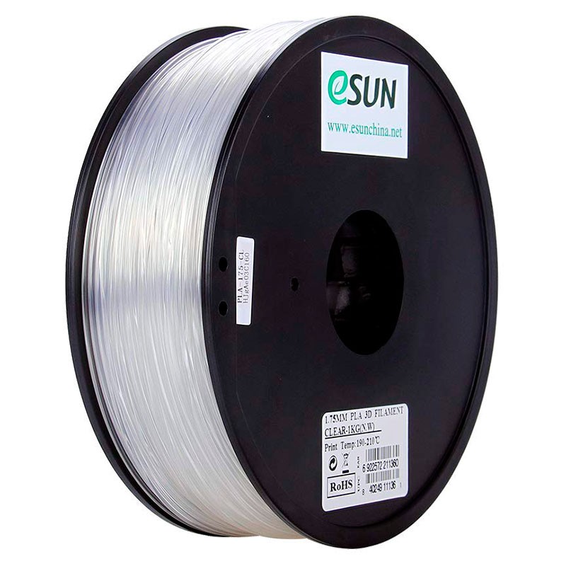 Filament eSUN 1Kg PLA Transparent 1.75MM