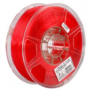 Filamento eSUN 1Kg PLA Transparente 1.75MM Rojo Sandía