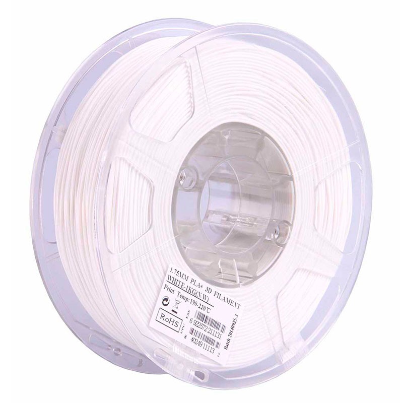 Filament eSUN 1Kg PLA+ 1.75MM Blanc