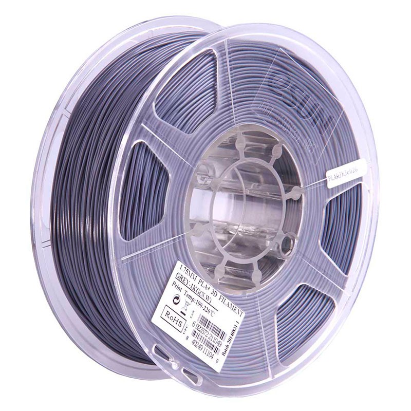 Filamento eSUN 1Kg PLA+ 1.75MM Cinzento - Item