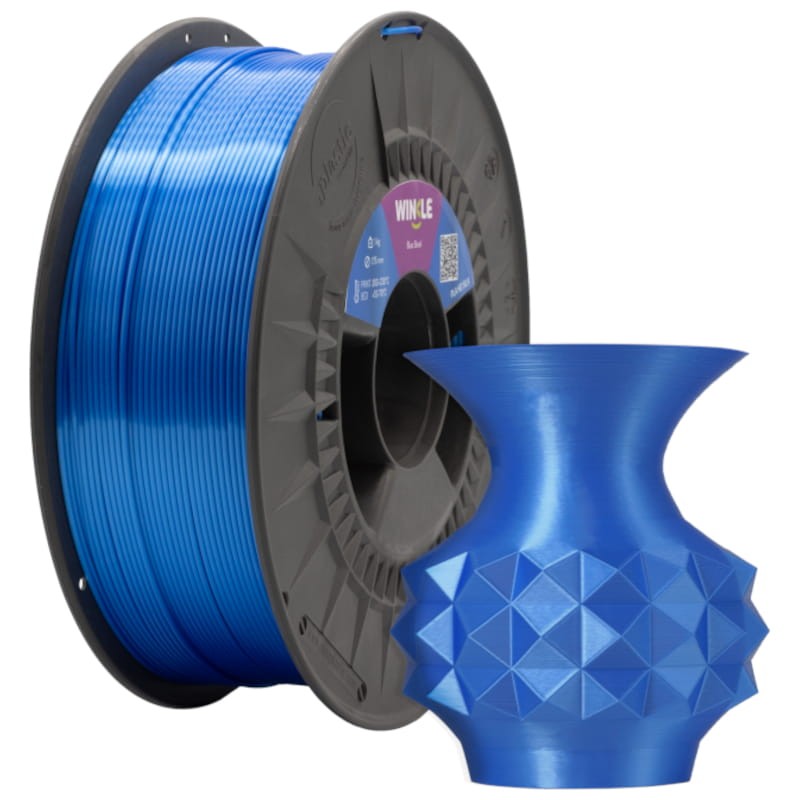 Winkle PLA SILK Filament 1.75mm Bleu Acier 1Kg - Ítem1