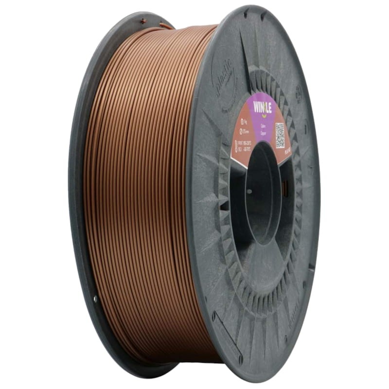 Filamento Winkle PLA SILK 1.75mm Cobre 1Kg - Ítem