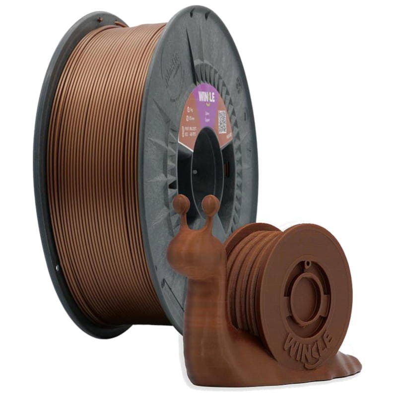 Filamento Winkle PLA SILK 1.75mm Cobre 1Kg - Ítem1
