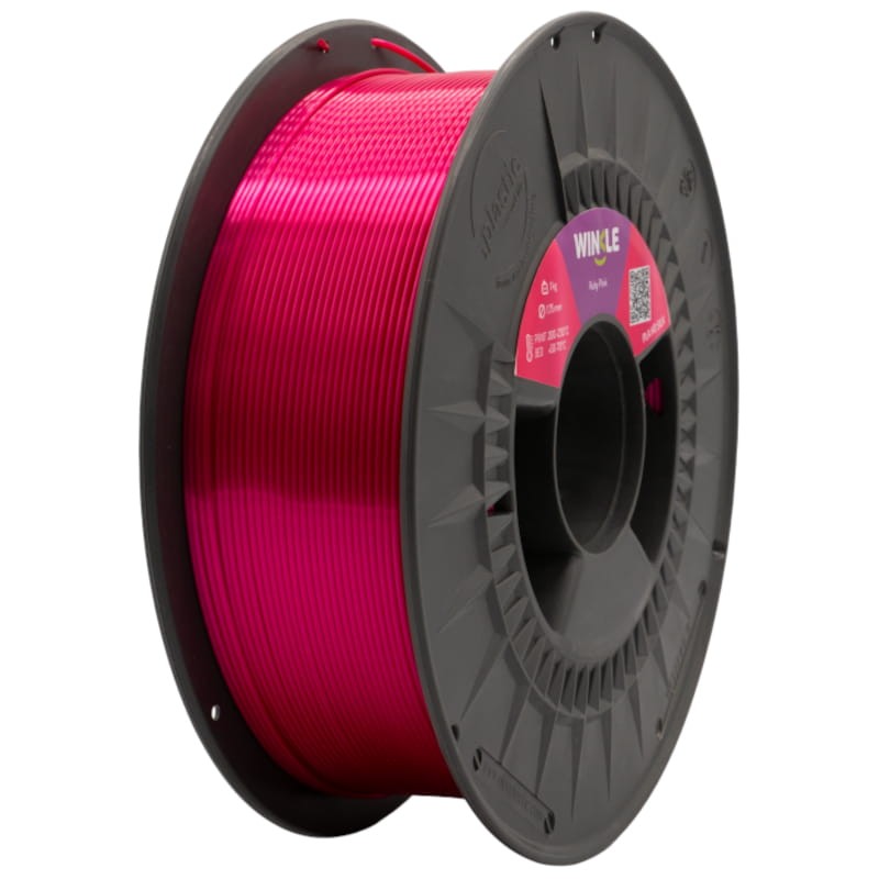 Filamento Winkle PLA SILK 1.75mm Rosa Rubí 1Kg - Ítem