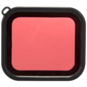 Filtro de Mergulho para GoPro Hero 7/6/5 / Hero 2018 Vermelho