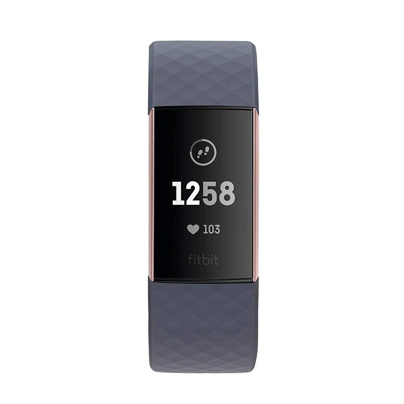 Fitbit Charge 3 Bleu Gris / Or Rose - Bracelet d'Activité - Class B Refurbished - Ítem2