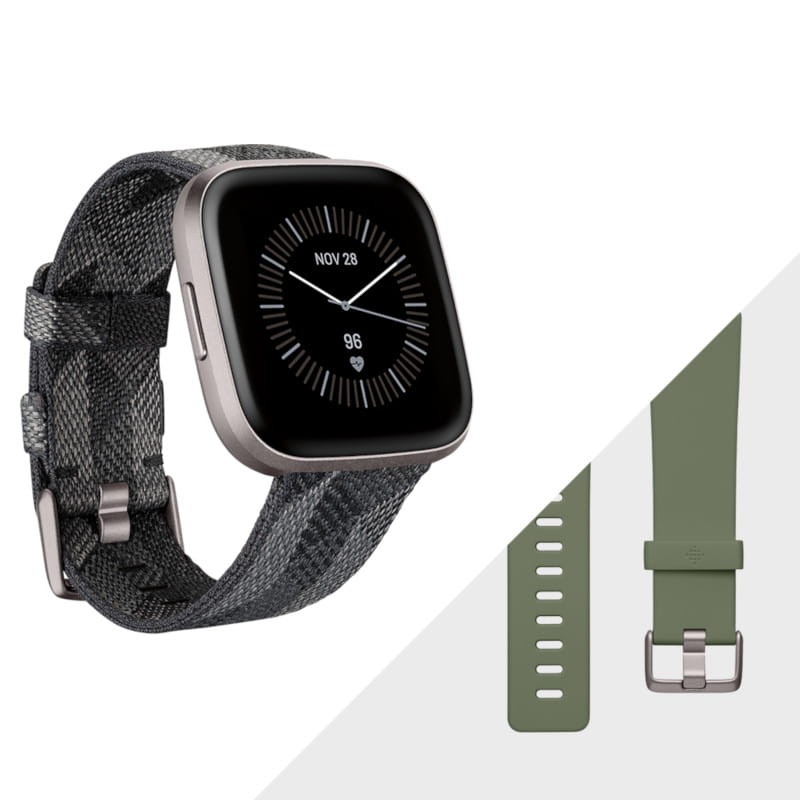Fitbit Versa 2 Edição Especial Cinzento / Pulseira Têxtil Cinzenta - Item1