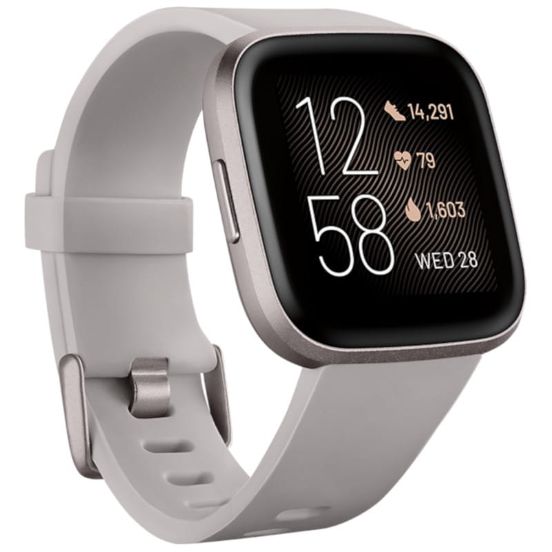 Comprar Fitbit Versa 2 Gris Piedra Aluminio Correa Gris Niebla