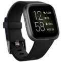 Fitbit Versa 2 Preto Alumínio / Pulseira Preto Carvão