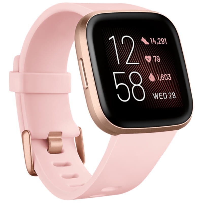 Fitbit Versa 2 Rosa Cobrizo Aluminio / Correa Rosa Pétalo - Ítem