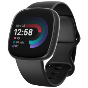 Fitbit Versa 4 Noir - Montre Connectée avec GPS