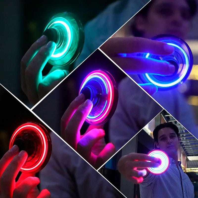 Flynova Flying Spinner LED Bleu - Ítem2