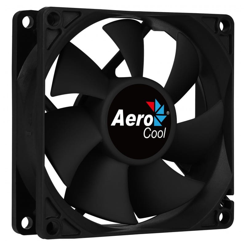 Ventilador de PC Aerocool Force 8, 7 pás, 8 cm, Preto - Item2