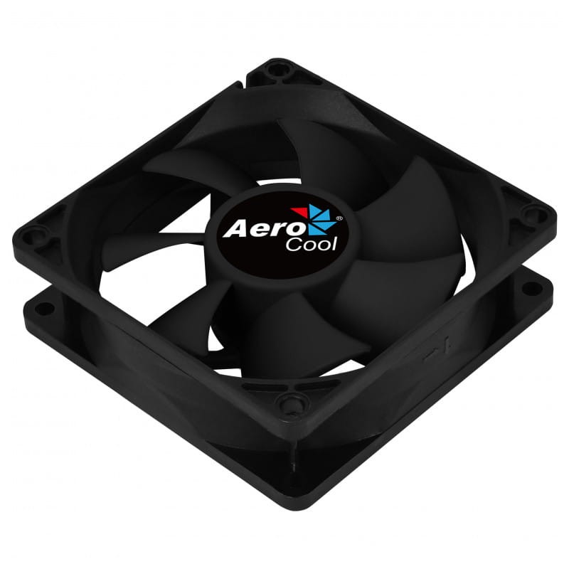 Ventilateur PC Aerocool Force 8, 7 pales, 8 cm, Noir - Ítem4