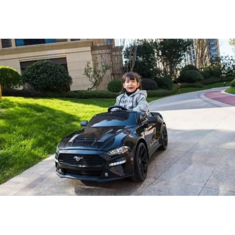 Ford Mustang 24V MP4 Función Drift Negro - Coche Eléctrico para niños - Ítem9