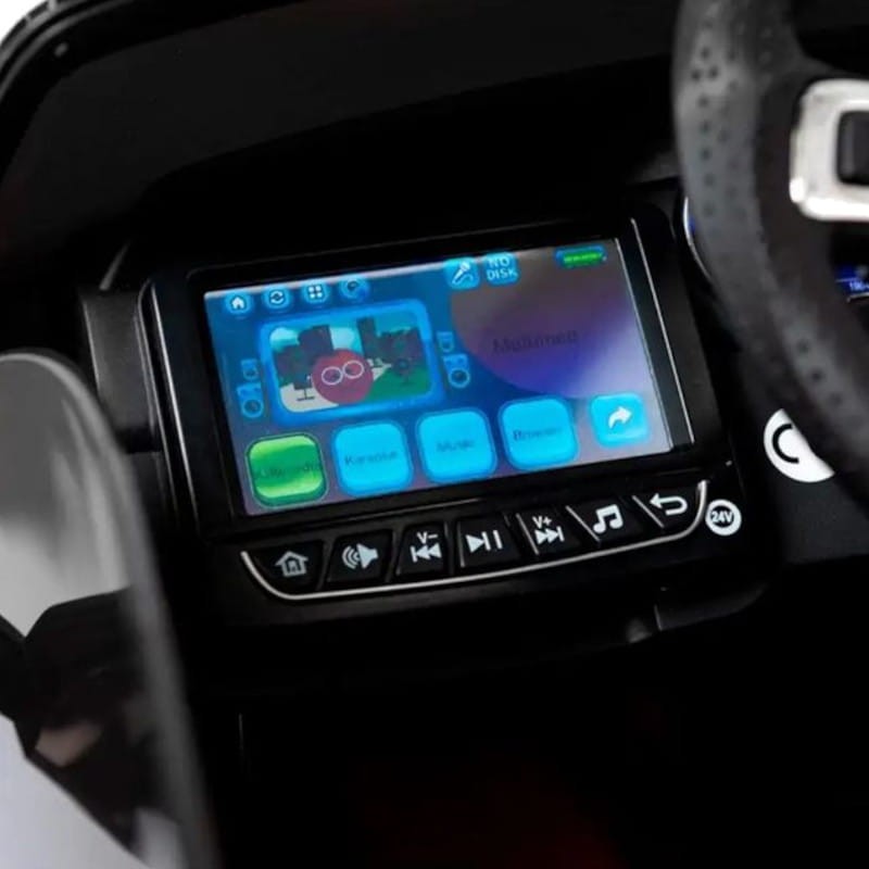 Ford Mustang 24V MP4 Función Drift Negro - Coche Eléctrico para niños - Ítem7