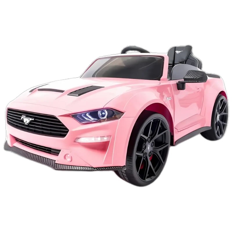 Ford Mustang 24V MP4 Función Drift Rosa - Coche Eléctrico para niños - Ítem