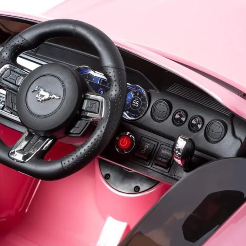 Ford Mustang 24V MP4 Función Drift Rosa - Coche Eléctrico para niños - Ítem10
