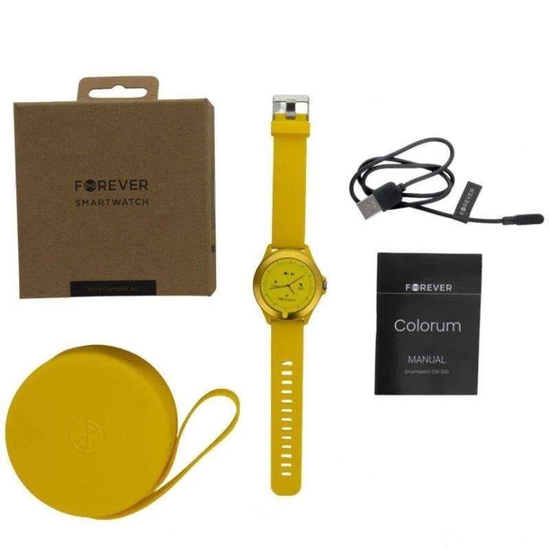 Forever Colorum CW-300 Jaune - Montre intelligente - Ítem4
