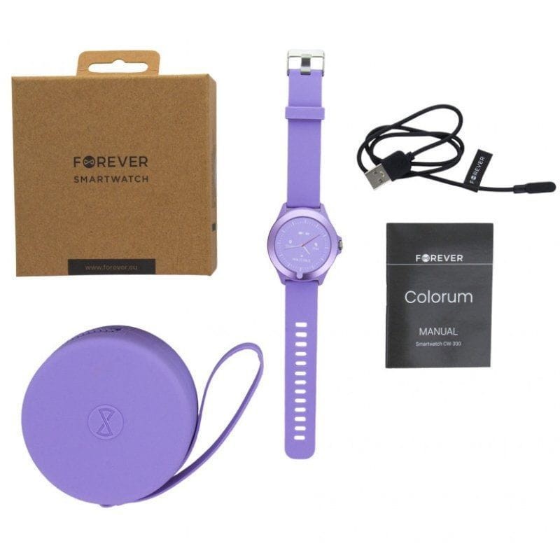 Forever Colorum CW-300 Púrpura - Reloj inteligente - Ítem4