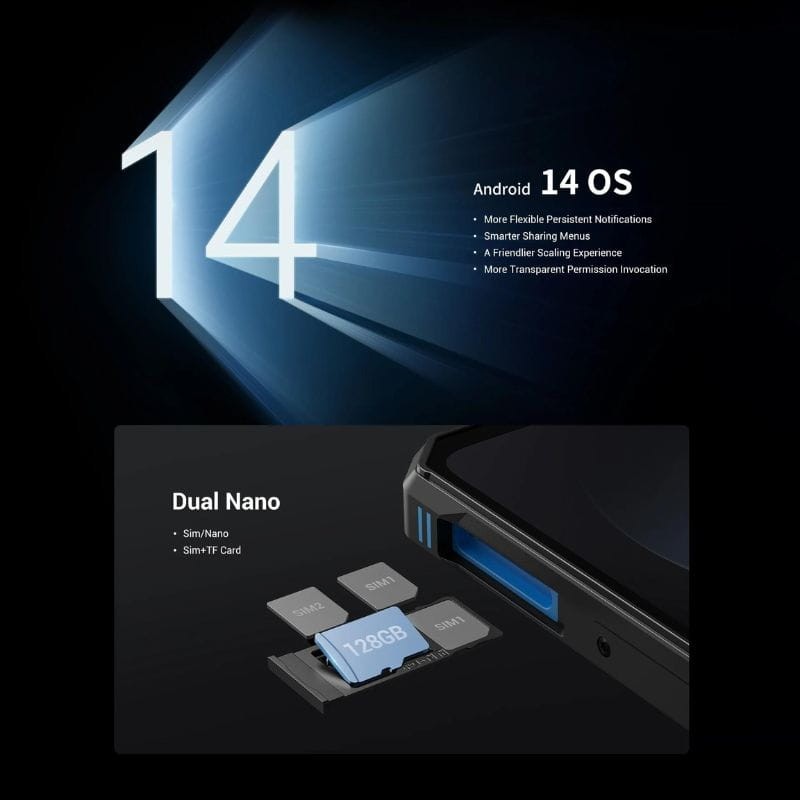 Fossibot F105 4GB/64GB Azul - Teléfono Móvil Rugged - Ítem6