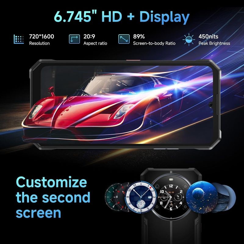 Fossibot F109 5G 8GB/256GB Azul Escuro - Telemóvel - Item1