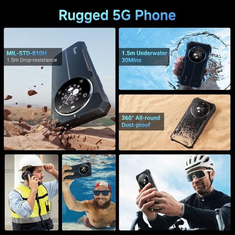 Gran calidad de Fossibot F109 5G 8GB/256GB Azul Oscuro - Teléfono Móvil