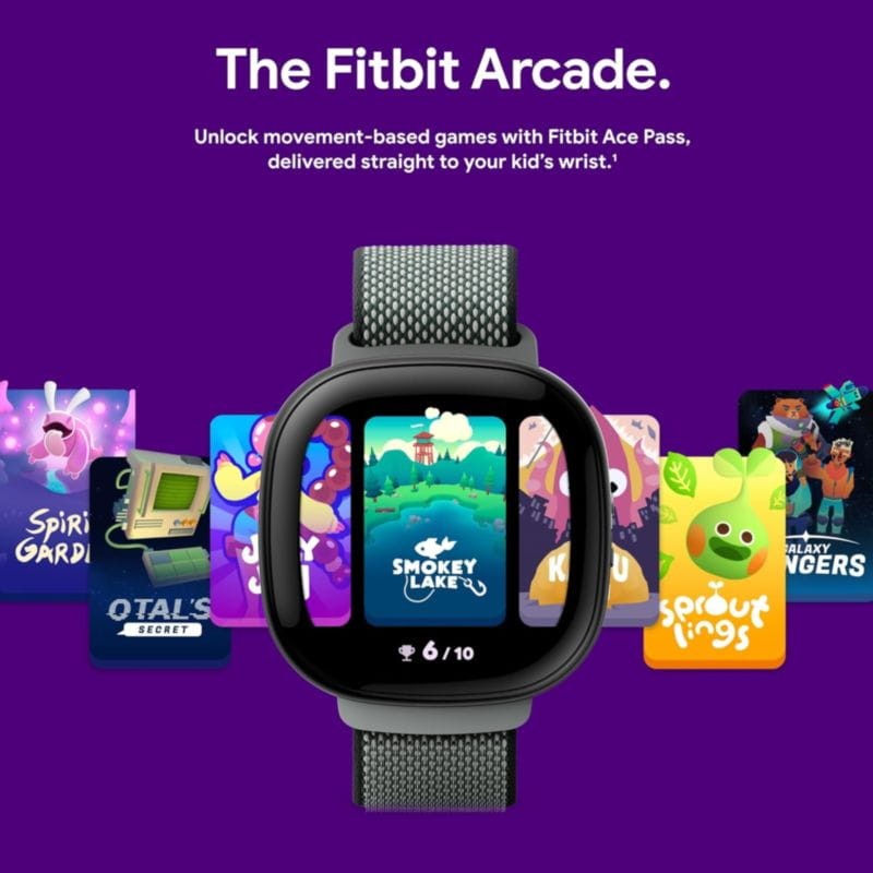 Fitbit Ace LTE Étanche Gris / Noir - Montre intelligente pour enfants - Ítem7