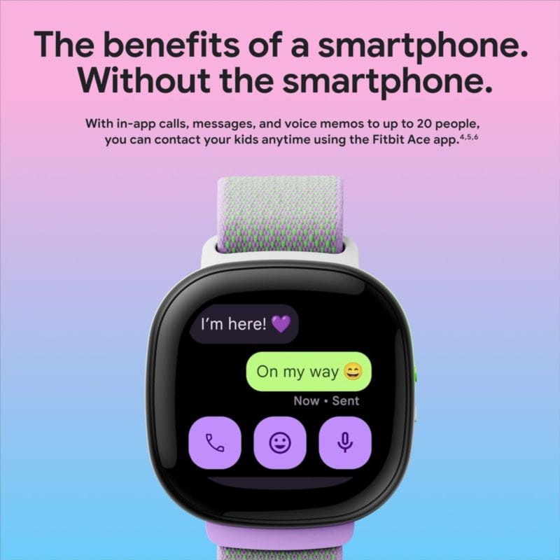 Fitbit Ace LTE Resistente al agua Verde / Lila - Reloj inteligente para niños - Ítem5