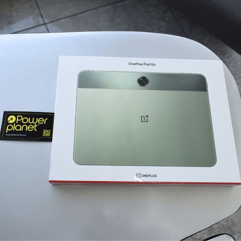 Foto caja real de la Tablet Oneplus Pad Go 4G 8GB/128GB Verde