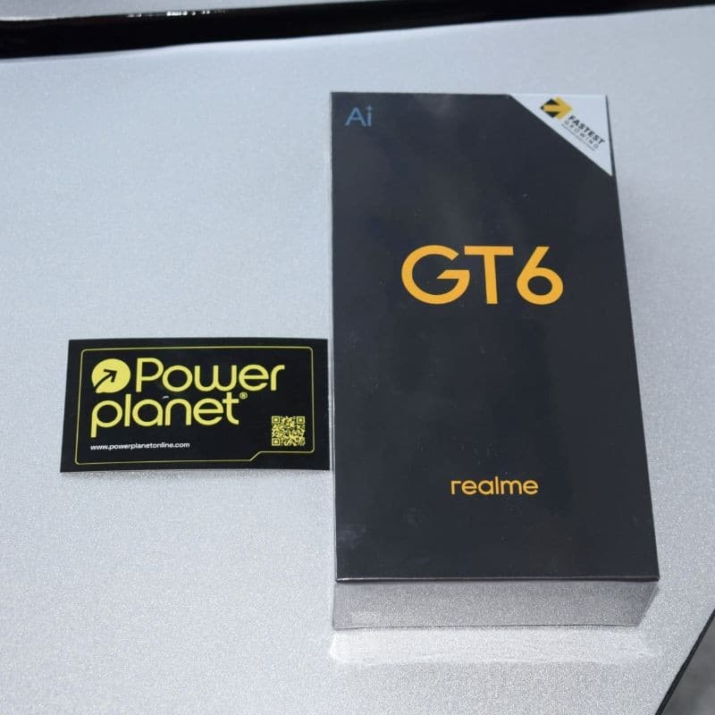 Foto caja real del Realme GT6 8GB/256GB Verde - Telefono movil