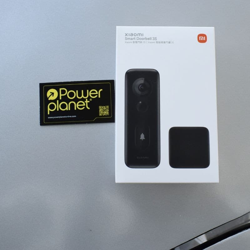 Photo réelle de la boîte de l'interphone vidéo Wifi sans fil Xiaomi Smart Doorbell 3S