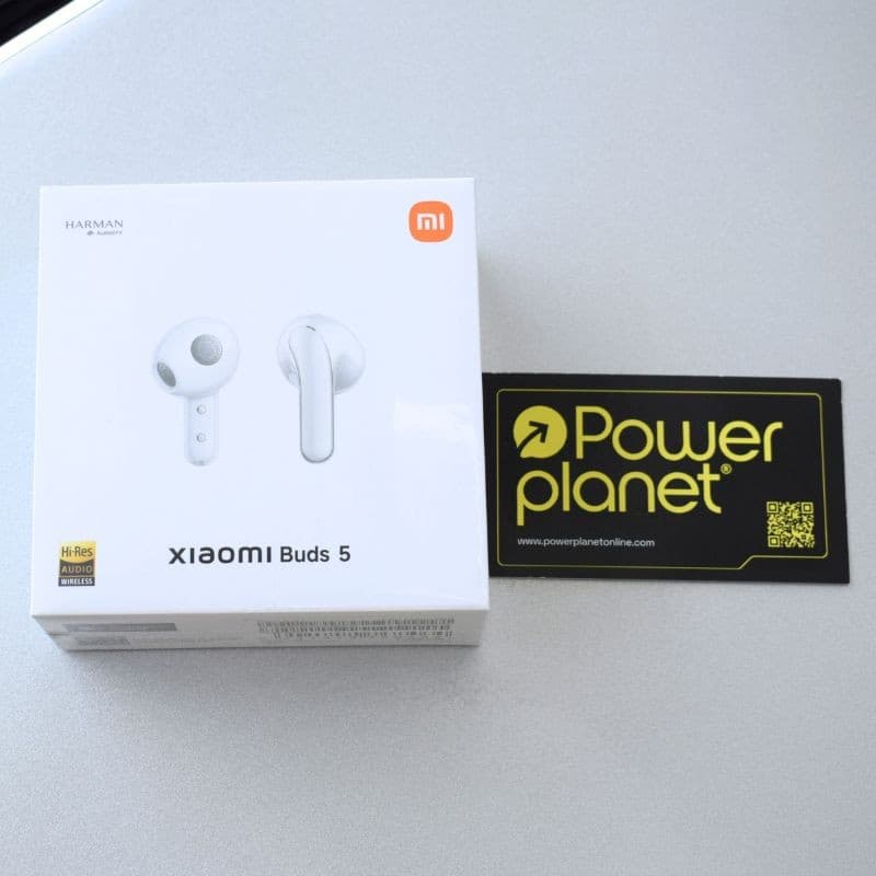 Foto real de la caja de los Xiaomi Buds 5 ANC Blanco - Auriculares Bluetooth