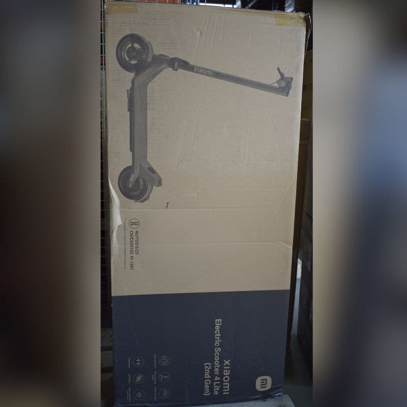 Photo réelle de la boîte du Xiaomi Electric Scooter 4 Lite (2e génération) - Scooter électrique