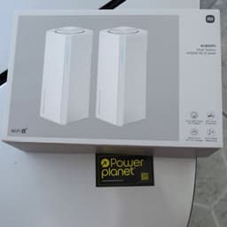 Foto real da caixa do Xiaomi Mesh System AX3000 NE Branco (Pack x2)