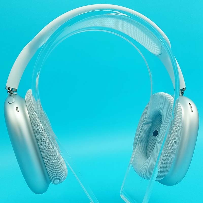 Foto lateral real do Apple Airpods Max - Auriculares Bluetooth renovados - Condição Premium