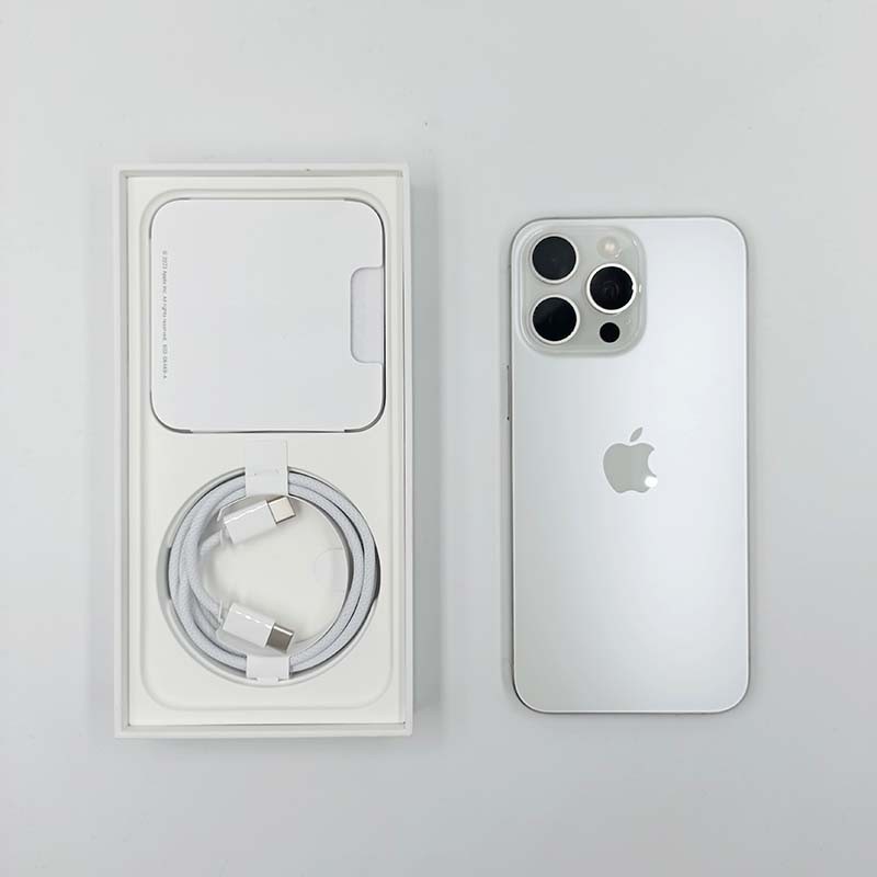 iPhone 15 Pro Max 5G 256GB Titanio Blanco Renovado - Estado Premium - Ítem1